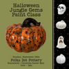 Halloween Jungle Gems Painting Class | Kennewick - Columbia Center Mall | Sunday, September 28th | 11am-1pm