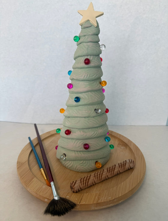 Let's Clay! | Make Your Own Christmas Tree Luminary | Spokane Valley - 118 S. Pines Road | Tuesday, November 18th | 5:00pm-7:30pm